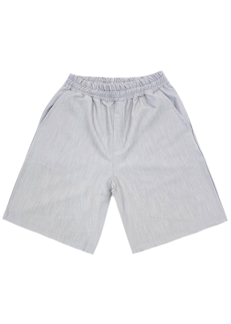 Ανδρική υφασμάτινη βερμούδα Henry Clothing - 8-111 - fabric elegant shorts γκρι