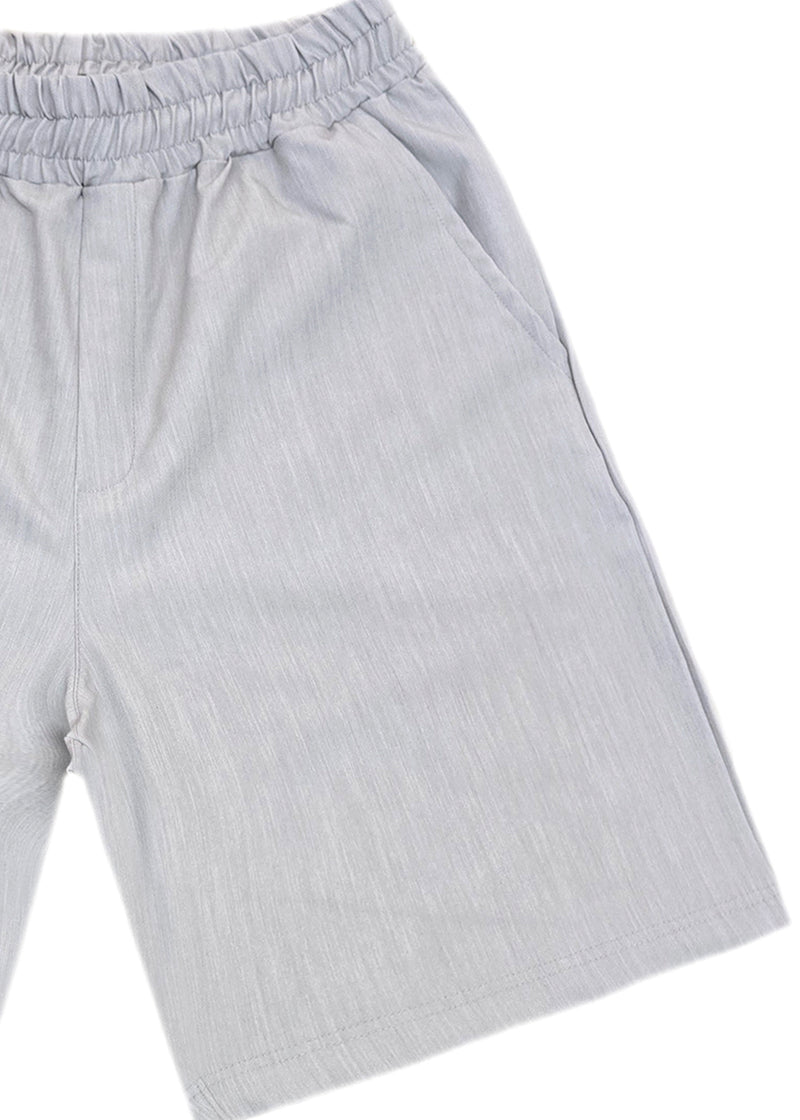 Ανδρική υφασμάτινη βερμούδα Henry Clothing - 8-111 - fabric elegant shorts γκρι