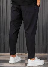 HENRY CLOTHING Ανδρικό ανοιξιάτικο παντελόνι - Μαύρο 8-122