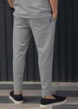HENRY CLOTHING Ανδρικό ανοιξιάτικο παντελόνι χρώμα του πούρου 8-136-pouro