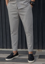 HENRY CLOTHING Ανδρικό ανοιξιάτικο παντελόνι χρώμα του πούρου 8-136-pouro