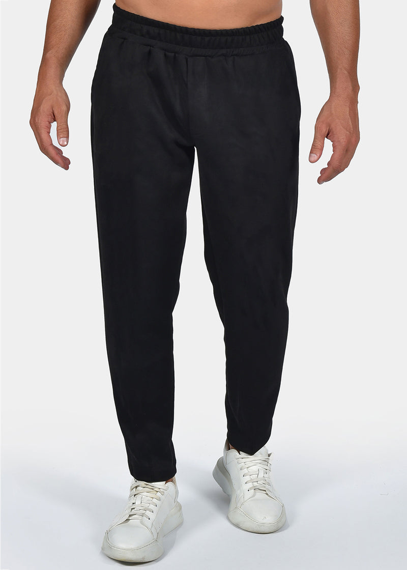 Ανδρικό παντελόνι Two Brothers Clothing-BF-25800-black-Alcantara