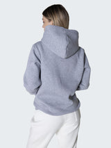 Magicbee - MB23503-W - fuzzy logo hoodie - grey