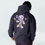 Magicbee - MB23505 - teddy bear logo hoodie - grey