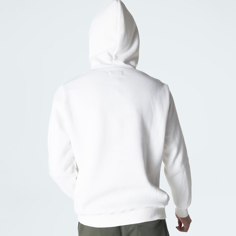 Magicbee - MB23503 - fuzzy logo hoodie - white