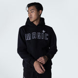 Magicbee - MB23503 - fuzzy logo hoodie - black