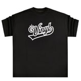 Vinyl art clothing - 82135-01 - logo oversize t-shirt - black