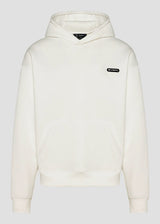 Ανδρικό φούτερ με κουκούλα Vinyl Art Clothing - 84815-02 - emblem hoodie oversized λευκό
