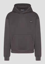Ανδρικό φούτερ με κουκούλα Vinyl Art Clothing - 84815-09 - emblem hoodie oversized γκρι
