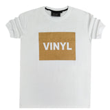 Vinyl art clothing - 89417-02 - gold box t-shirt - white