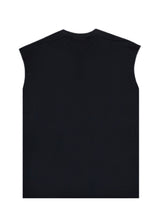VINYL ART CLOTHING Ανδρική αμάνικη μπλούζα μαύρη Sleeveless Oversized Tee 89520-01