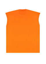 VINYL ART CLOTHING Ανδρική αμάνικη μπλούζα πορτοκαλί Sleeveless Oversized Tee 89520-27