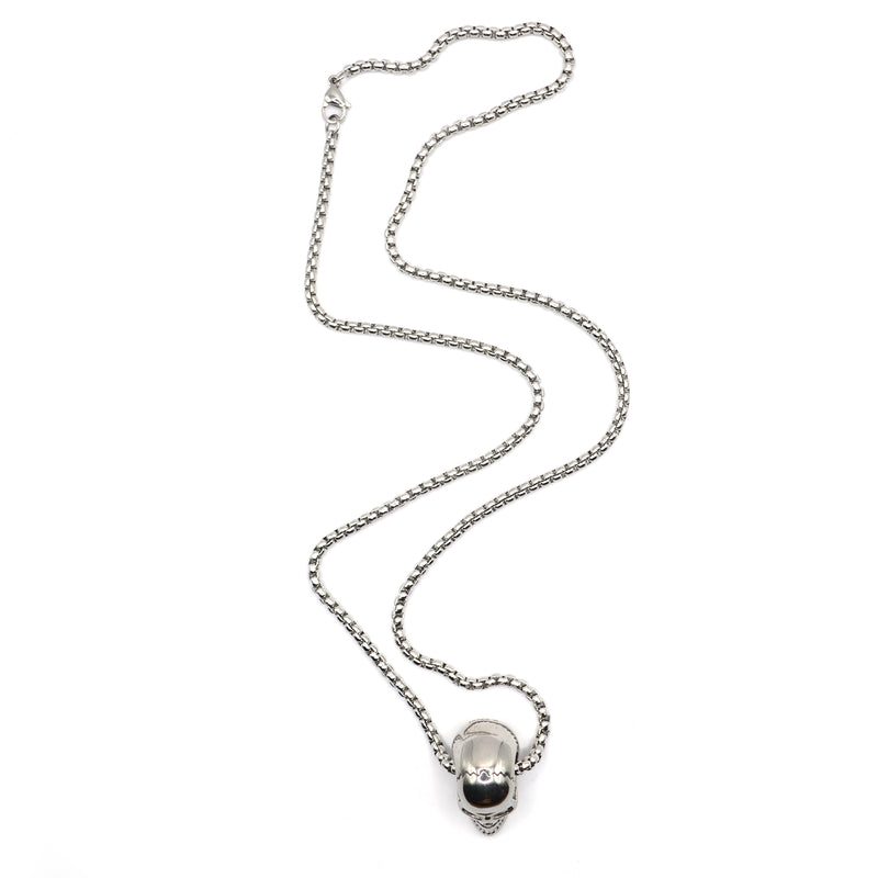 Gang - GNG119 - high quality skull chain - silver