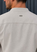 Ανδρικό μακρυμάνικο πουκάμισο - Henry clothing-9-120-mao shirt μπεζ