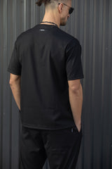 HENRY CLOTHING - Ανδρικό t-shirt - Μαύρο 9-122