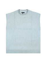 HENRY CLOTHING - Ανδρικό relaxed oversized αμάνικο - Βεραμάν 9-135