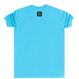 Vinyl art clothing - 84756-24 - chill out t-shirt - light blue