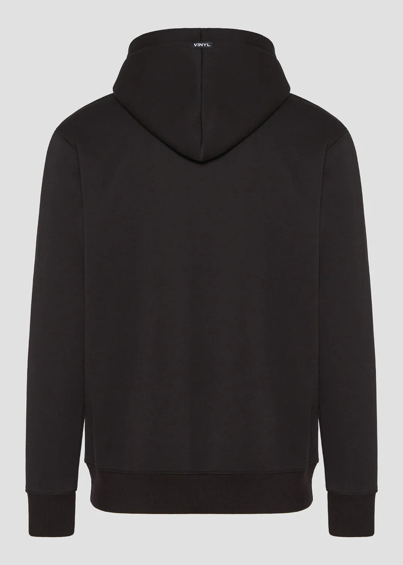Ανδρικό φούτερ με κουκούλα Vinyl Art Clothing-91919-01-puff Teddy hoodie regular fit -black