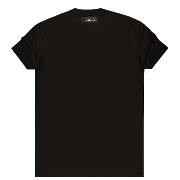 Vinyl art clothing - 95242-01 - iridescent t-shirt - black