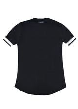Ανδρική κοντομάνικη μπλούζα Vinyl art clothing - 95370-01- t-shirt with elastic cuff regular fit μαύρο