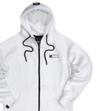 Vinyl art clothing - 98720-02 - logo classic full-zip hoodie - white