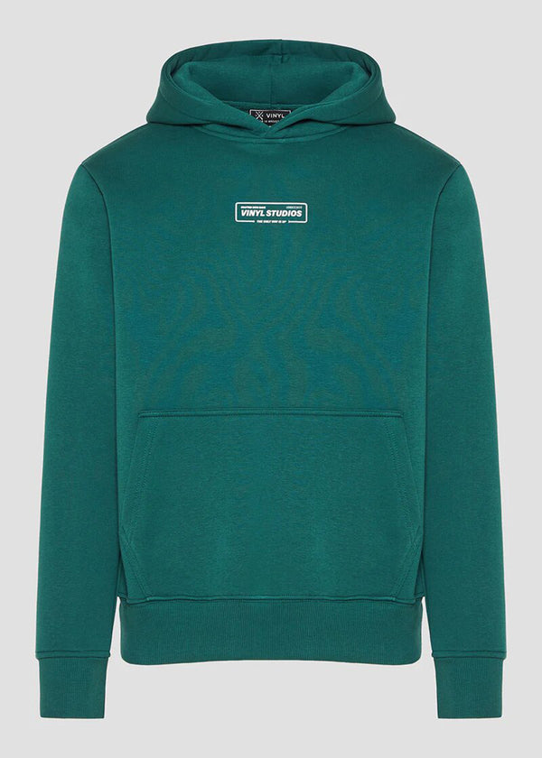 Ανδρικό φούτερ με κουκούλα Vinyl Art Clothing-98989-20-Green Urban Code Hoodie