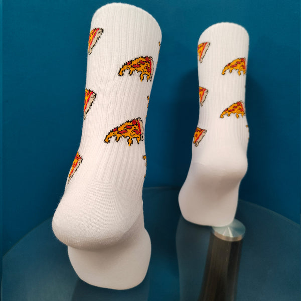 V-tex socks pizza- white