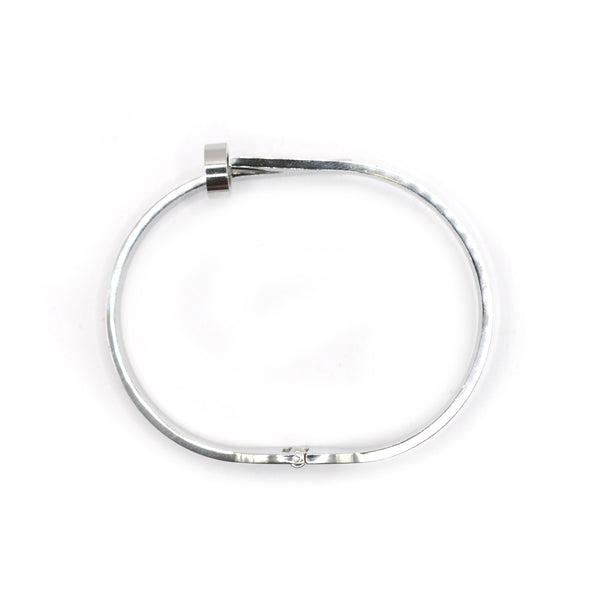 Gang - GNG054 - high quality stainless steel nail bracelet - silver