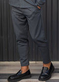 Ανδρικό ανοιξιάτικο παντελόνι γκρι Henry clothing-8-120-grey