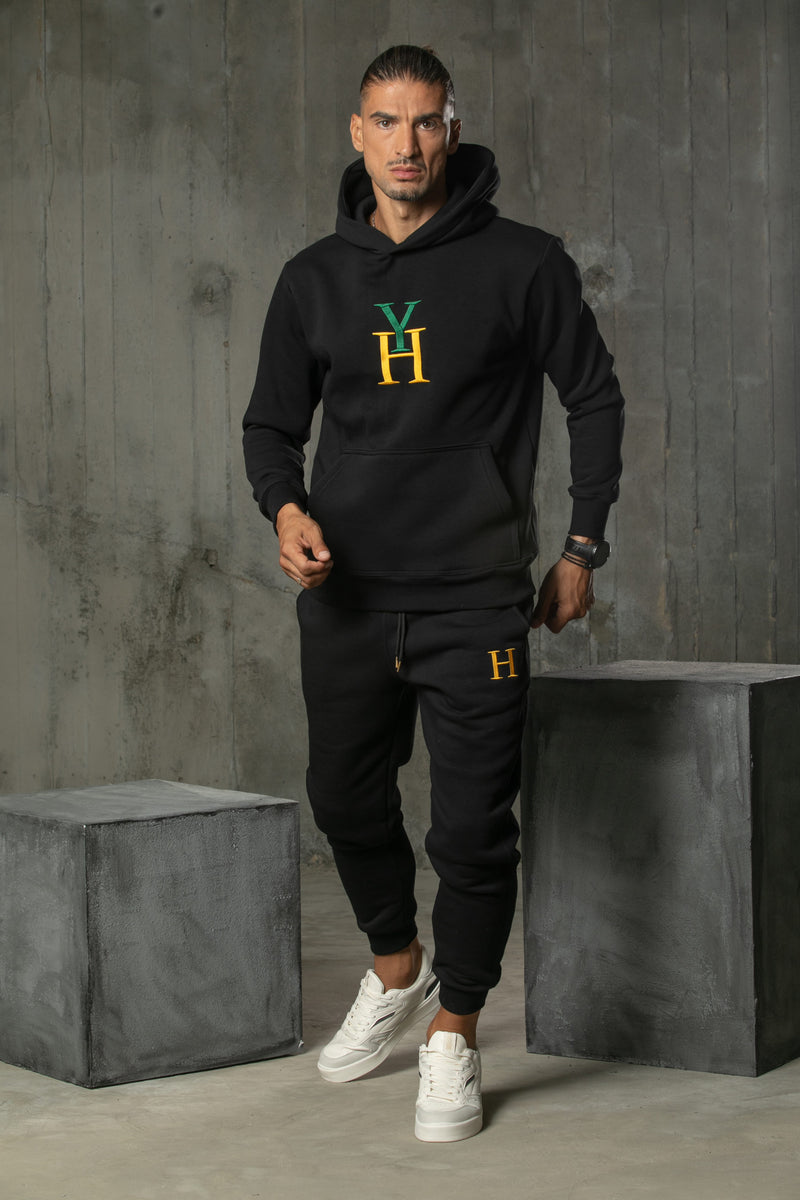 Henry clothing - 3-509 - logo hoodie - black