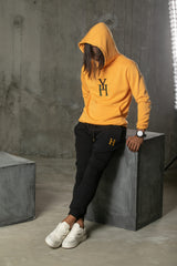 Henry clothing - 3-509 - logo hoodie - orange