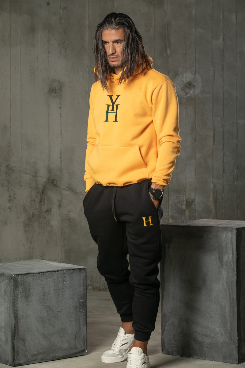 Henry clothing - 3-509 - logo hoodie - orange