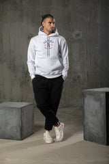 Henry clothing - 3-503 - premium logo hoodie - white