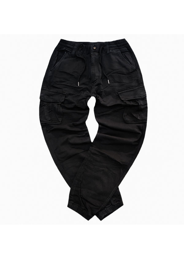 Ανδρική φόρμα GUF-AM1350-A-cargo pants μαύρο