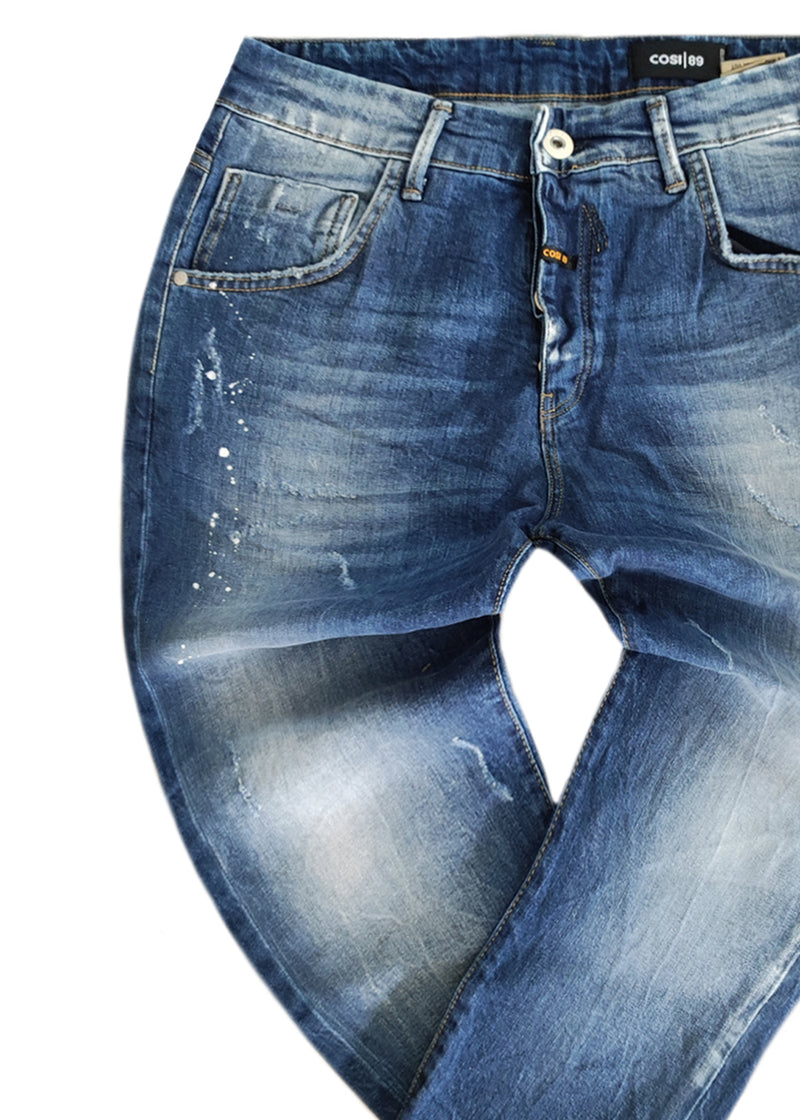 Ανδρικό τζιν παντελόνι cosi jeans - 65-APPIO 2 μπλε