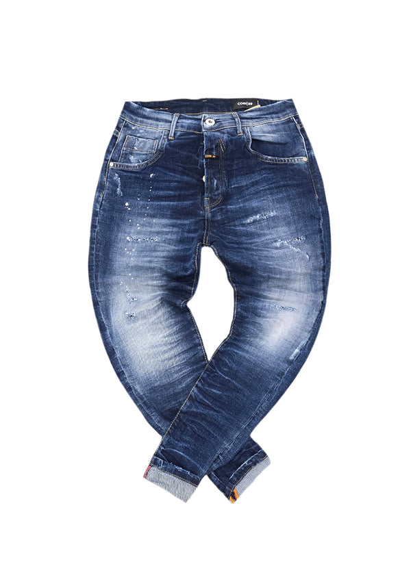 Ανδρικό τζιν παντελόνι Cosi Jeans - 65-APPIO 4 - jeans regular fit σκούρο μπλε