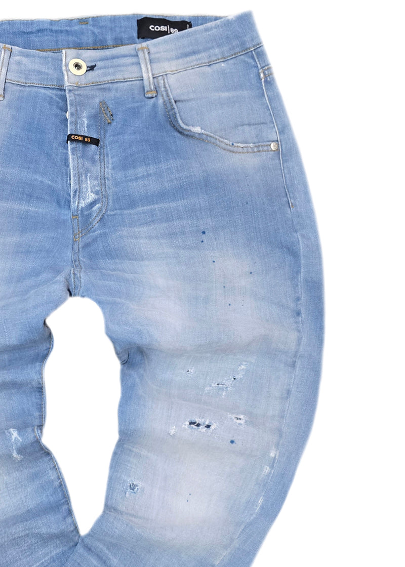 Ανδρικό τζιν παντελόνι Cosi Jeans - 65-APPIO 6 - jeans regular fit ανοιχτό μπλε