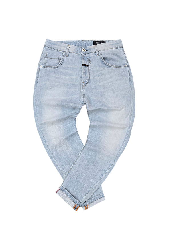 Ανδρικό τζιν παντελόνι Cosi Jeans - 65-APPIO 7 - jeans regular fit ανοιχτό μπλε