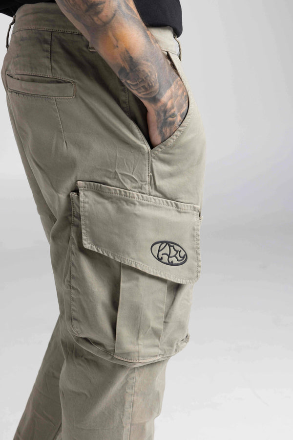 Ανδρικό Παντελόνι Cosi jeans - 64-ASERE - cargo ανοιχτό χακί