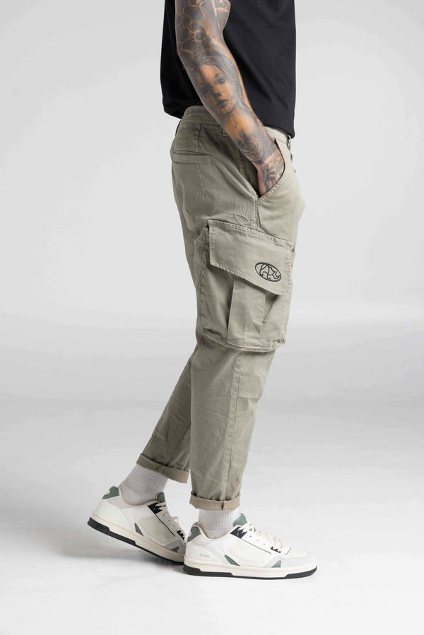 Ανδρικό Παντελόνι Cosi jeans - 64-ASERE - cargo ανοιχτό χακί