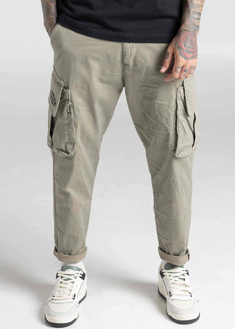 Ανδρικό Παντελόνι Cosi jeans - 64-ASERE - cargo ανοιχτό χακί