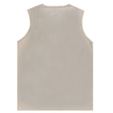 Ανδρική αμάνικη μπλούζα Gang - B210 - sleeveless lakers logo μπεζ