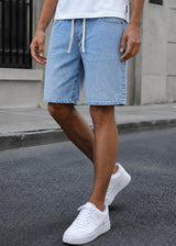 GUF CLOTHING - Ανδρική βερμούδα τζιν - Denim BD-102