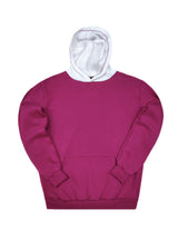  BODY STAFF - Ανδρικό μακρυμάνικο φούτερ με κουκούλα - Magenta BDS-0100