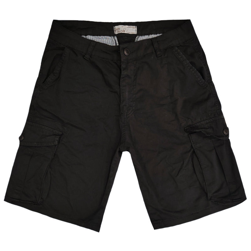 Ben tailor - BENT.0759 - cargo roots shorts - black