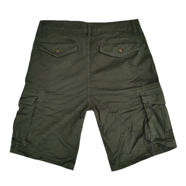 Ben tailor - BENT.0759 - cargo roots shorts - dark olive
