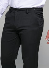 Ανδρικό υφασμάτινο παντελόνι Ben Tailor-BENT.1476-Piazza Nova fabric pants μαύρο