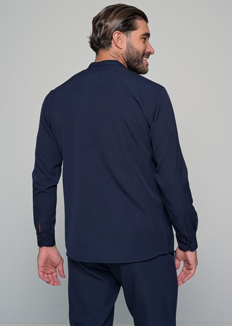 Ανδρικό σετ πουκάμισο-παντελόνι Ben Tailor - BENT.1123 - set MONACO μπλε