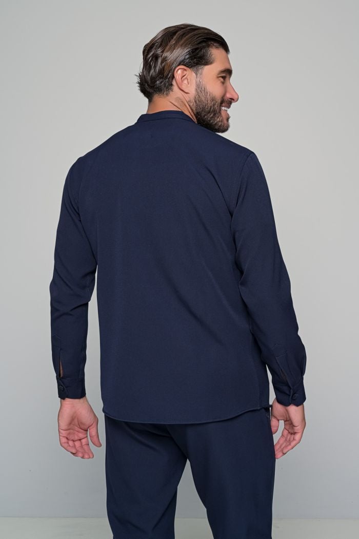 Ανδρικό σετ πουκάμισο-παντελόνι Ben Tailor - BENT.1123 - set MONACO μπλε