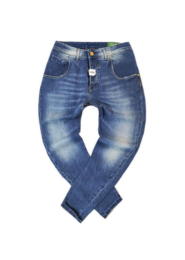 Ανδρικό τζιν παντελόνι cosi jeans - 64-bernardino μπλε